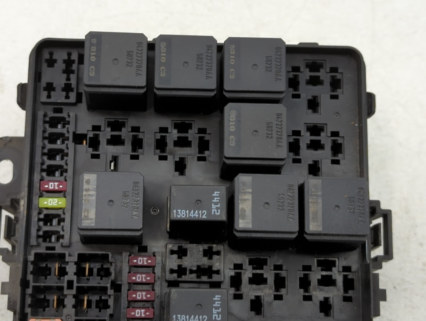 2011-2013 Kia Optima Fusebox Fuse Box Panel Relay Module P/N:PP-TD10 7154-7630-30 Fits Fits 2011 2012 2013 OEM Used Auto Par