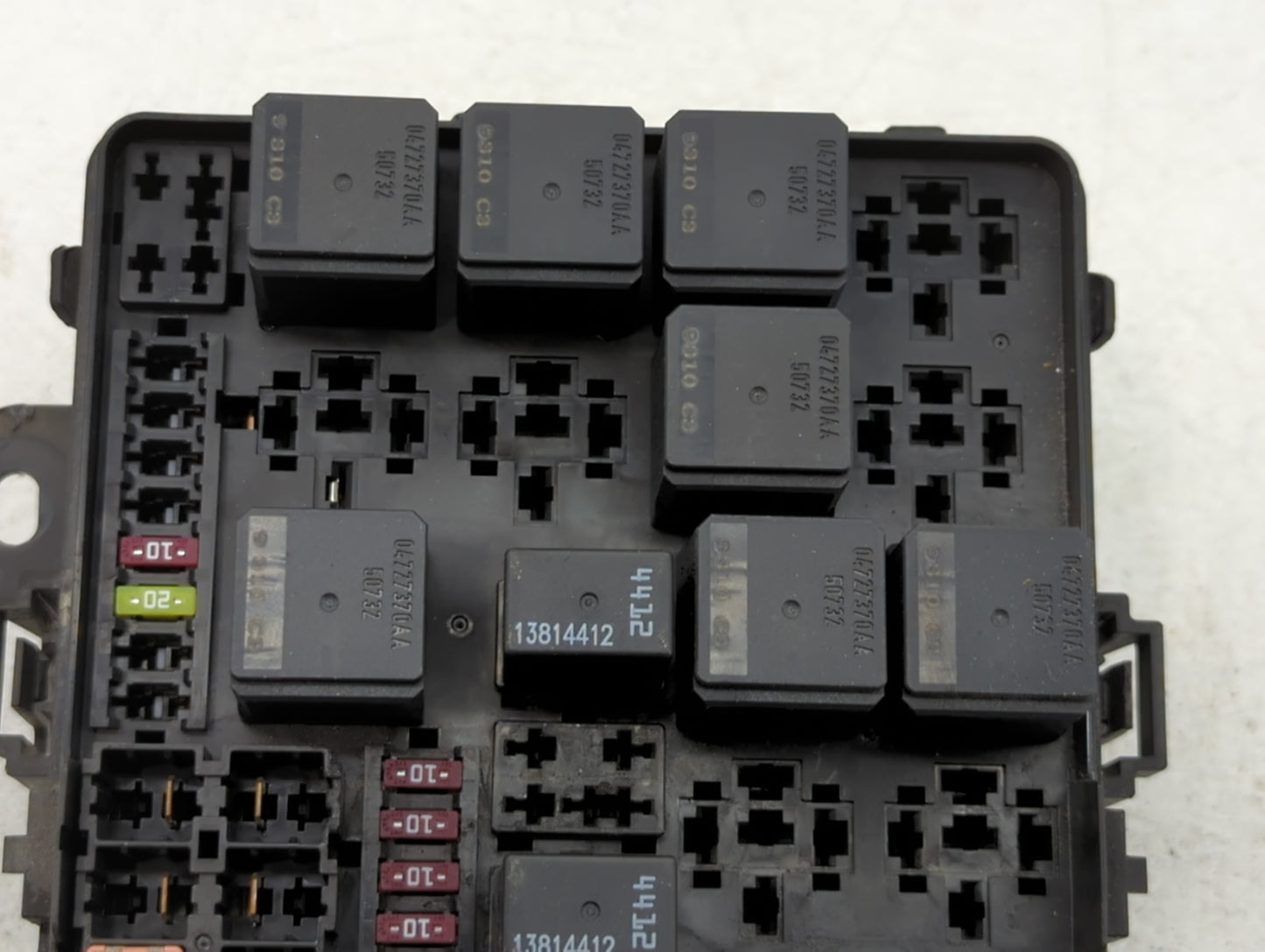 2011-2013 Kia Optima Fusebox Fuse Box Panel Relay Module P/N:PP-TD10 7154-7630-30 Fits Fits 2011 2012 2013 OEM Used Auto Par