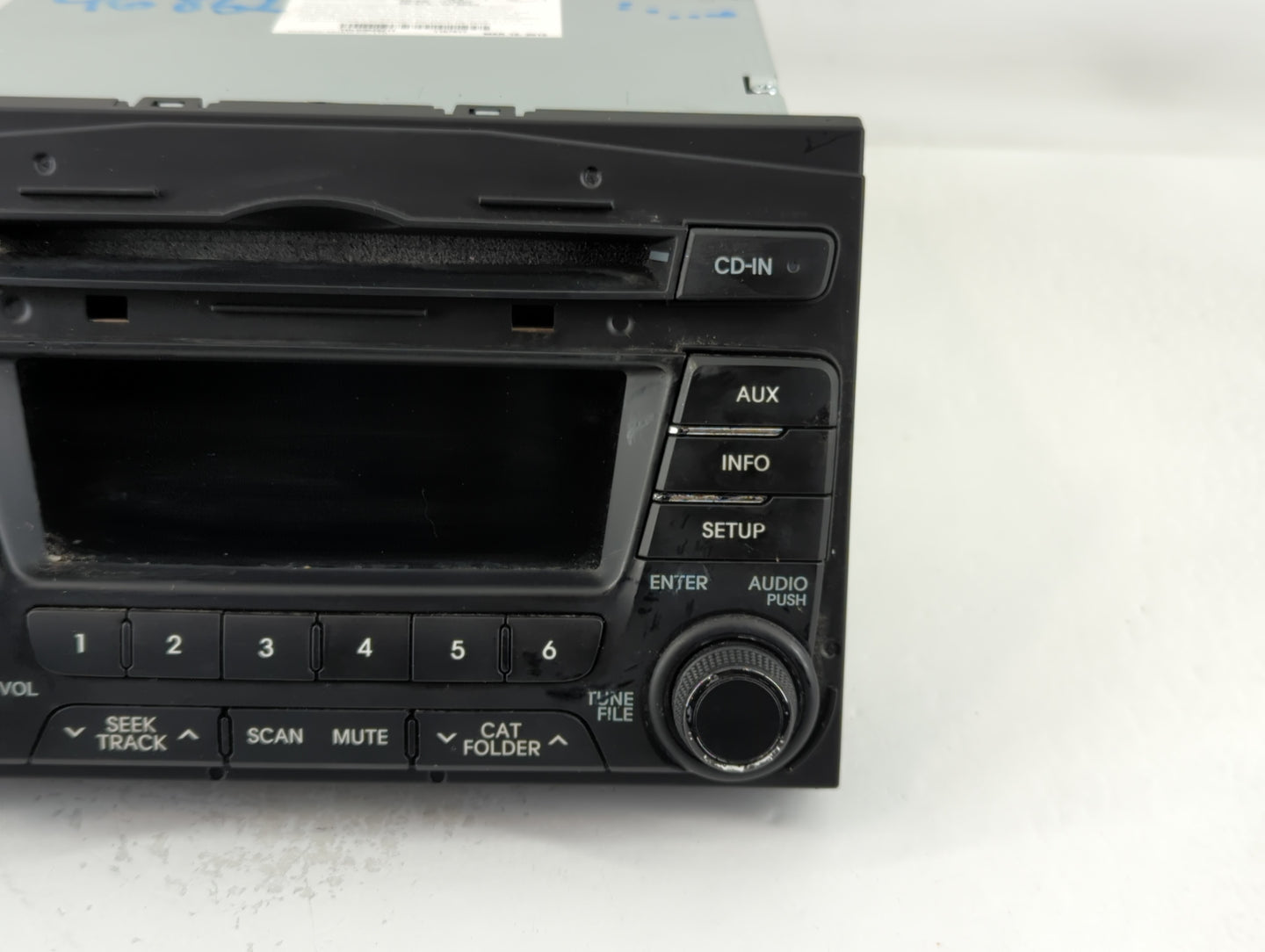 2011-2013 Kia Optima Radio AM FM Cd Player Receiver Replacement P/N:96170-2T651CA Fits Fits 2011 2012 2013 OEM Used Auto Par