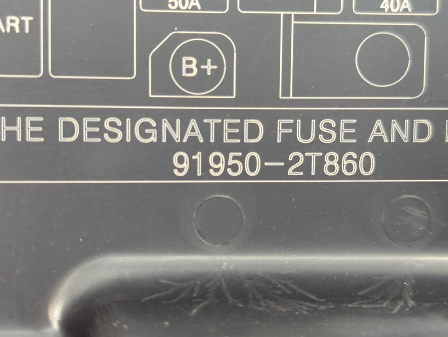 2011-2013 Kia Optima Fusebox Fuse Box Panel Relay Module P/N:91950-2T860 Fits Fits 2011 2012 2013 OEM Used Auto Parts - Oemu
