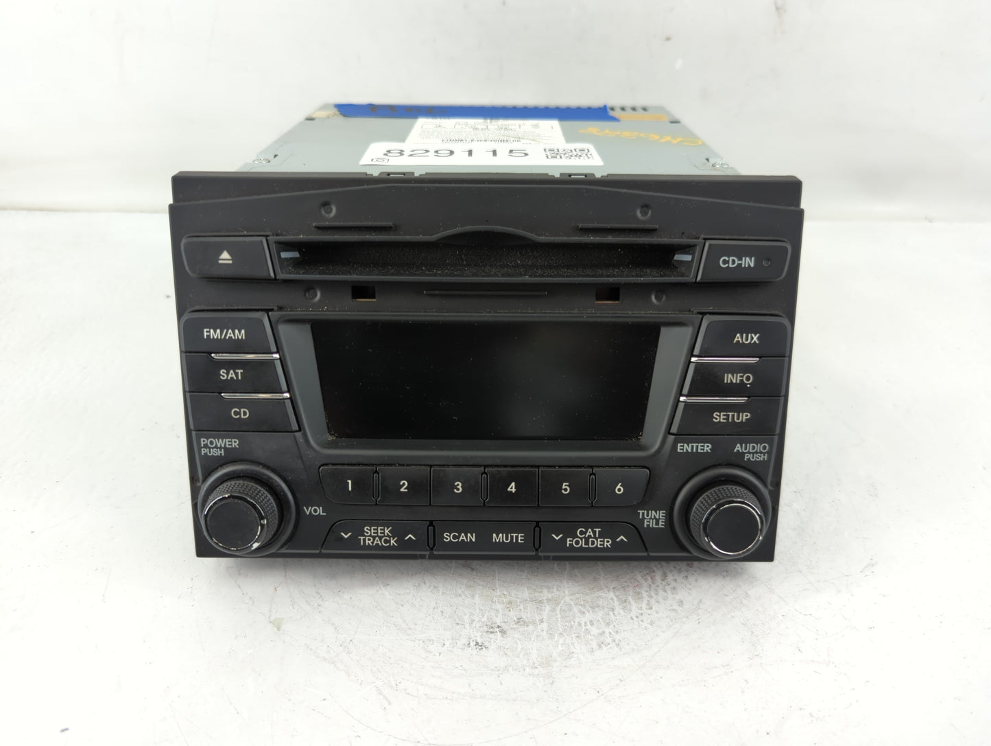 2011-2013 Kia Optima Radio AM FM Cd Player Receiver Replacement P/N:96170-2T651CA Fits Fits 2011 2012 2013 OEM Used Auto Par