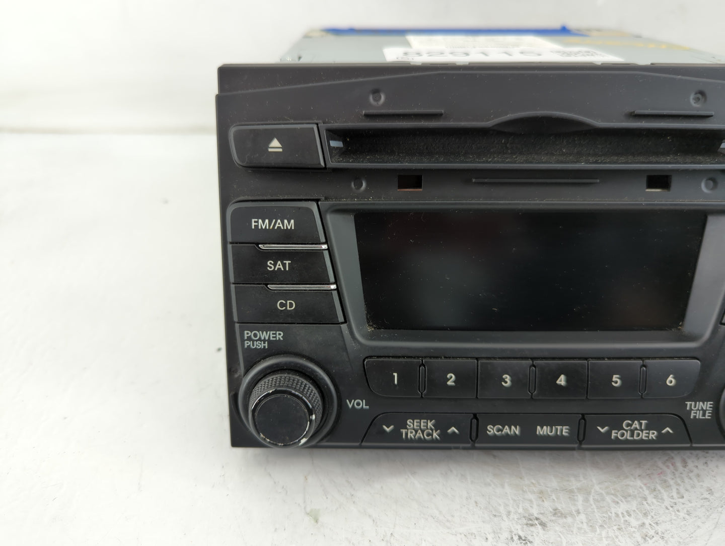 2011-2013 Kia Optima Radio AM FM Cd Player Receiver Replacement P/N:96170-2T651CA Fits Fits 2011 2012 2013 OEM Used Auto Par