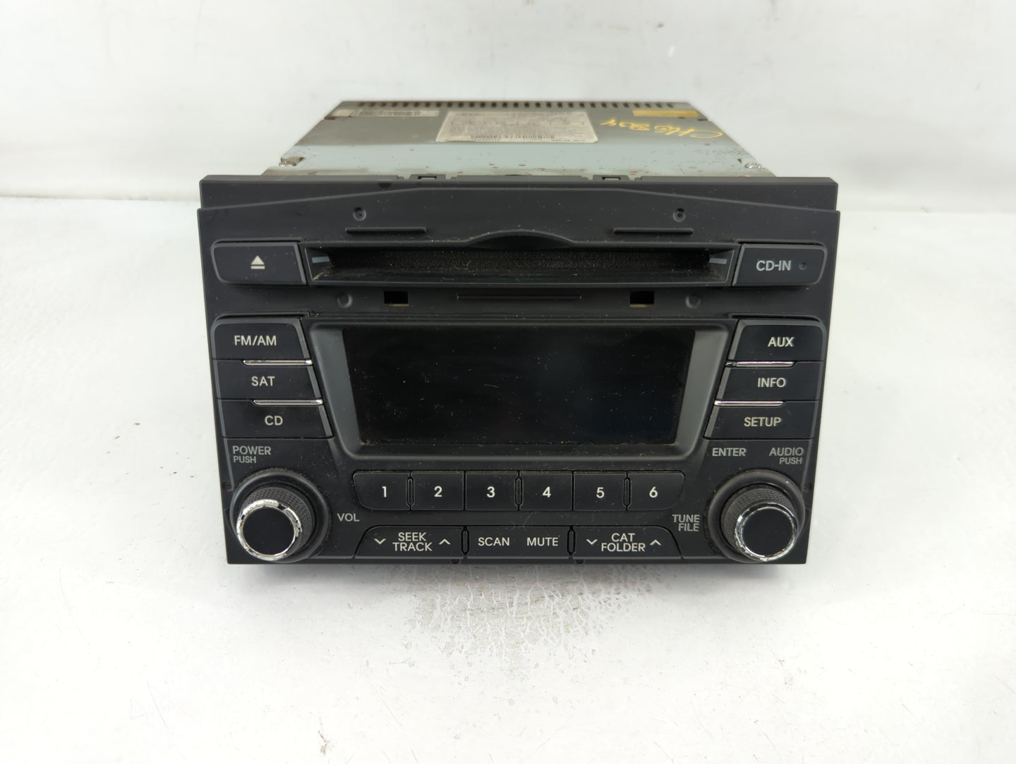 2011-2013 Kia Optima Radio AM FM Cd Player Receiver Replacement P/N:96170-2T651CA Fits Fits 2011 2012 2013 OEM Used Auto Par