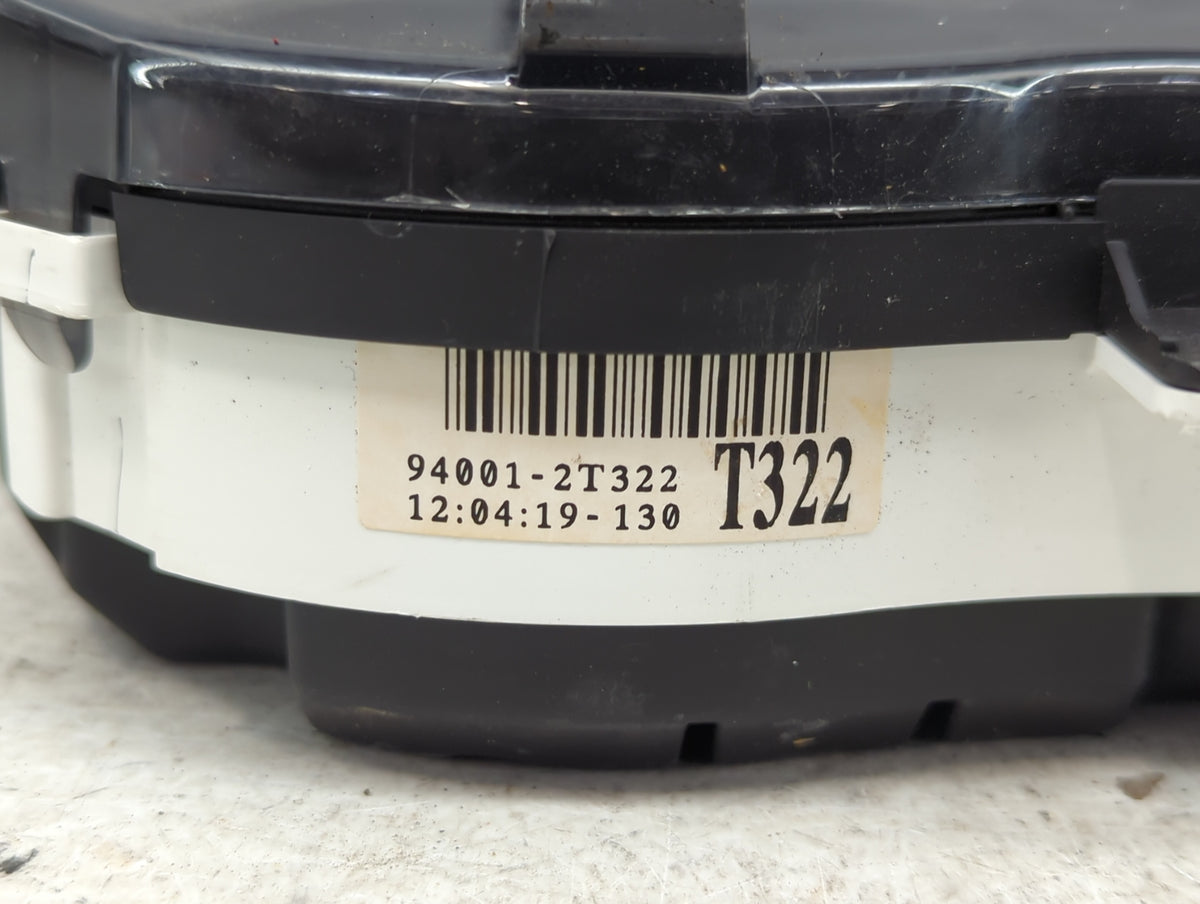 2012-2013 Kia Optima Instrument Cluster Speedometer Gauges P/N:94001-2T322 Miles:159K Fits Fits 2012 2013 OEM Used Auto Part