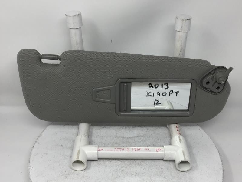 2013 Kia Optima Sun Visor Shade Replacement Passenger Right Mirror Fits OEM Used Auto Parts - Oemusedautoparts1.com