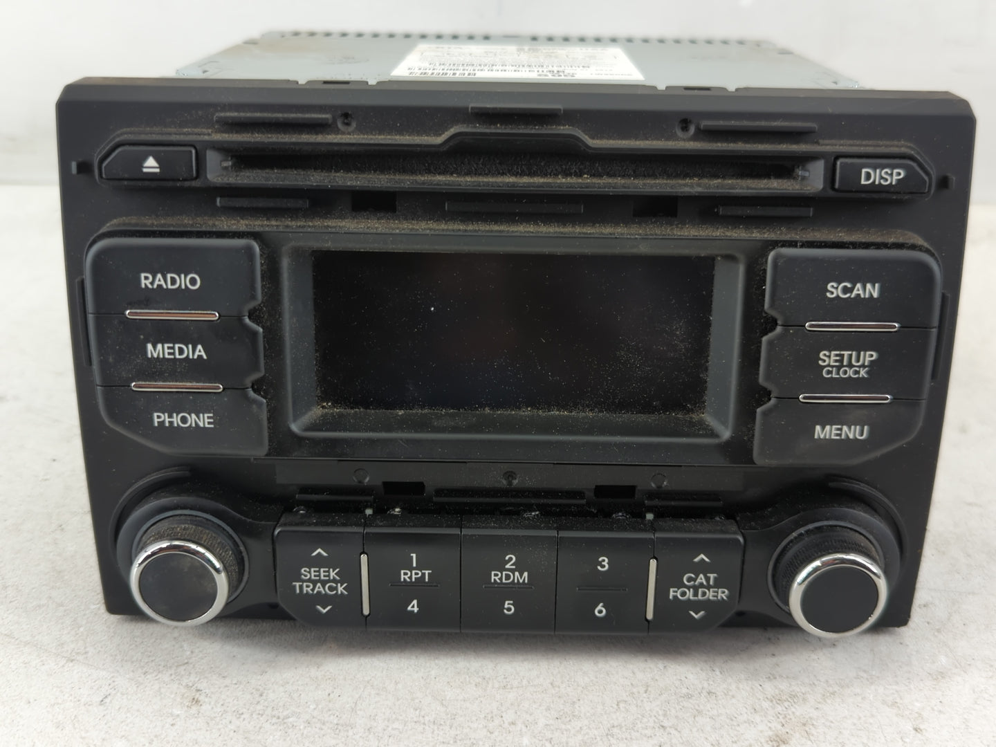 2012-2015 Kia Rio Radio AM FM Cd Player Receiver Replacement P/N:96170-1W950CA Fits Fits 2012 2013 2014 2015 OEM Used Auto P