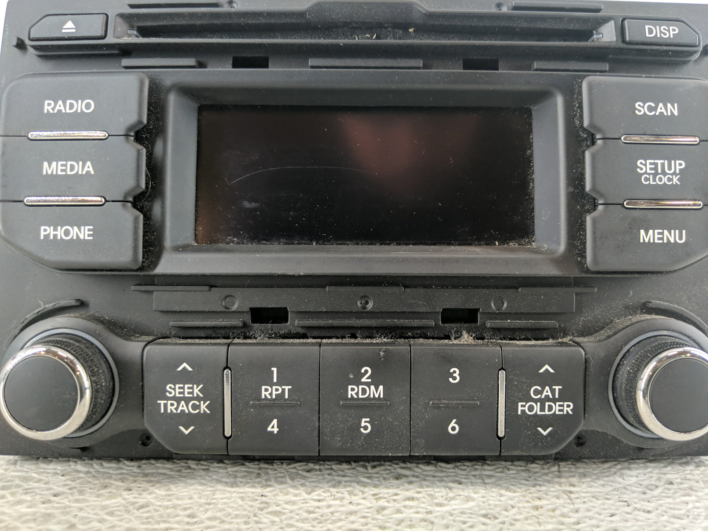 2012-2015 Kia Rio Radio AM FM Cd Player Receiver Replacement P/N:96170-1W950CA Fits Fits 2012 2013 2014 2015 OEM Used Auto P