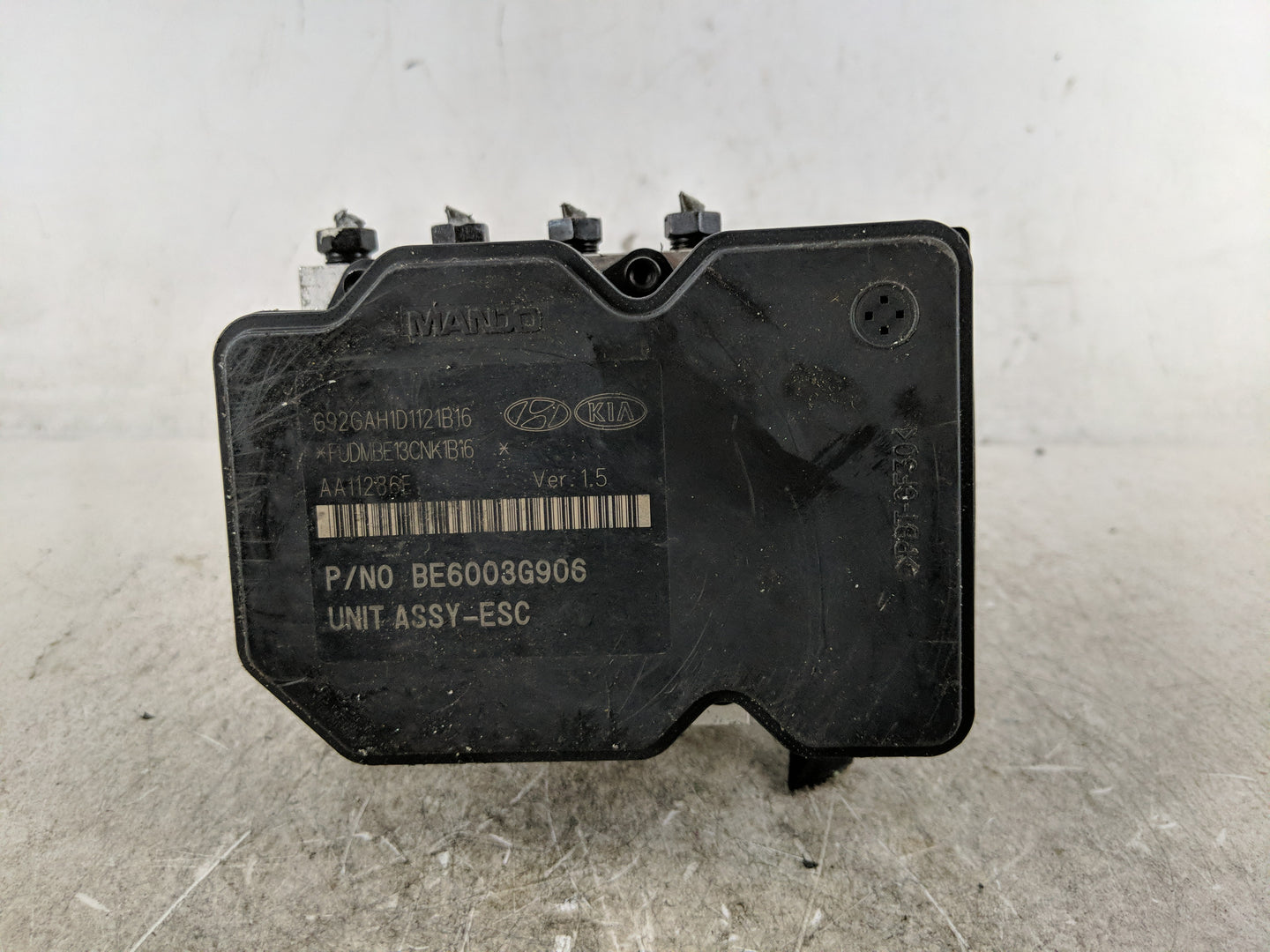 2012-2015 Kia Rio ABS Pump Control Module Replacement P/N:58920-1W400 BE6003G90S Fits Fits 2012 2013 2014 2015 OEM Used Auto