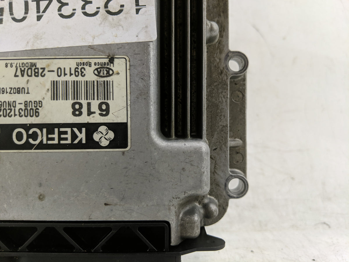 2012-2013 Kia Rio PCM Engine Control Computer ECU ECM PCU OEM P/N:39110-2BDL6 39110-2BDA7 Fits 2012 2013 OEM Used Auto Parts