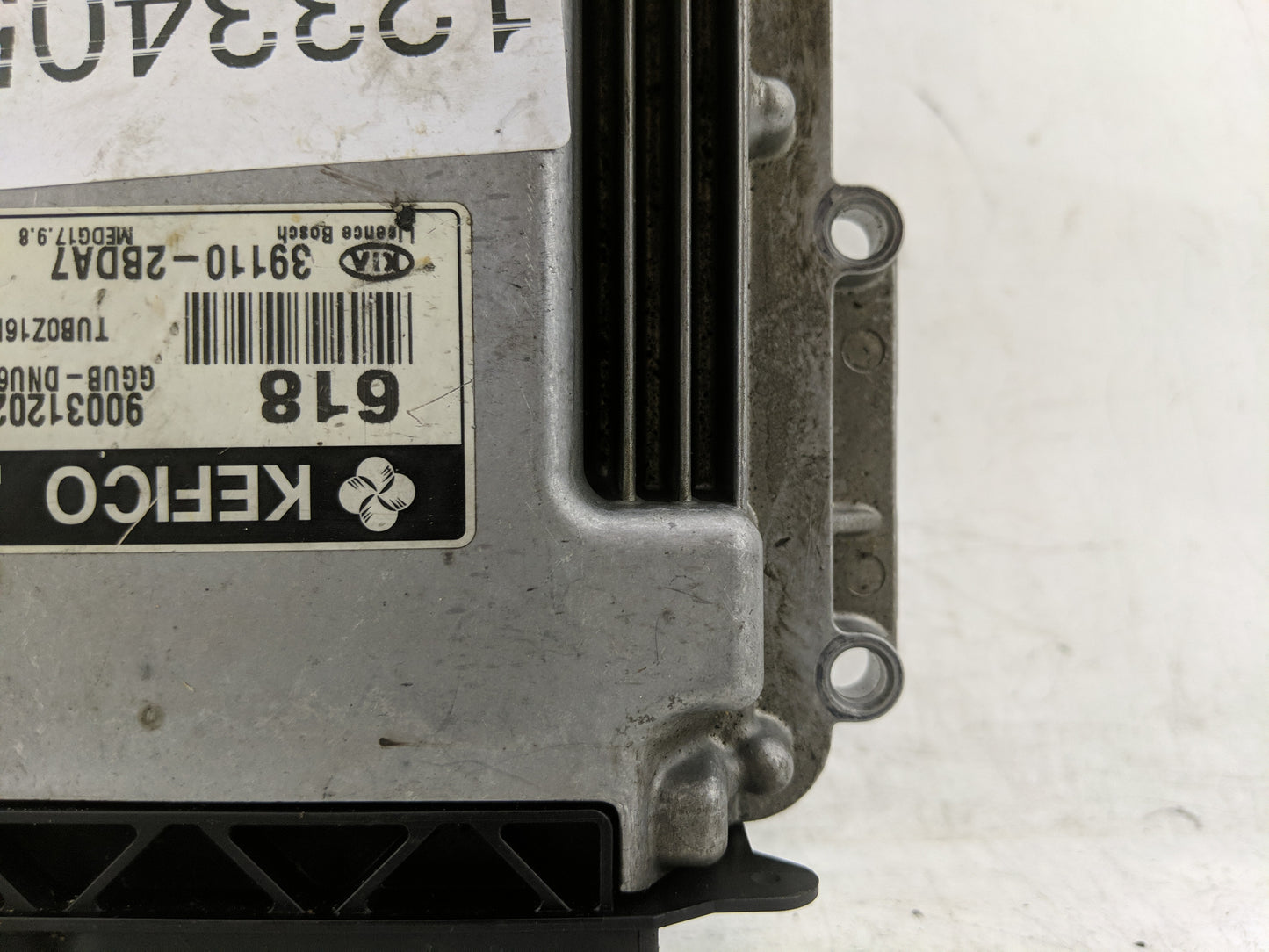 2012-2013 Kia Rio PCM Engine Control Computer ECU ECM PCU OEM P/N:39110-2BDL6 39110-2BDA7 Fits Fits 2012 2013 OEM Used Auto 