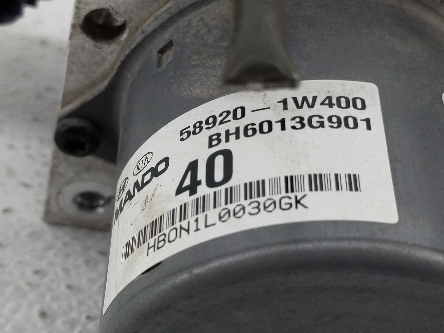 2012-2015 Kia Rio ABS Pump Control Module Replacement P/N:58920-1W400 Fits Fits 2012 2013 2014 2015 OEM Used Auto Parts - Oe