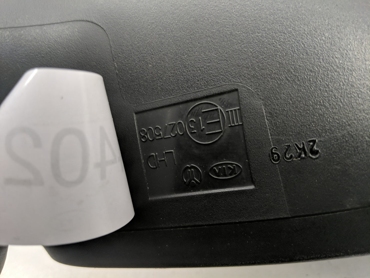 2012-2014 Kia Rio Side Mirror Replacement Driver Left View Door Mirror P/N:E13027508 Fits Fits 2012 2013 2014 OEM Used Auto 