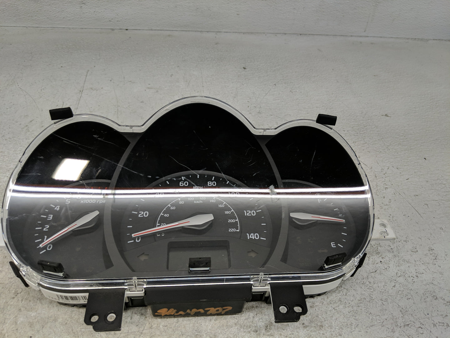 2012-2015 Kia Rio Instrument Cluster Speedometer Gauges P/N:94022-1W018 Fits Fits 2012 2013 2014 2015 OEM Used Auto Parts - 