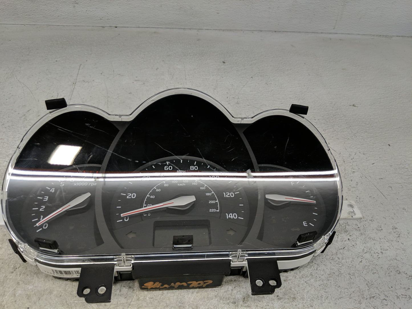 2012-2015 Kia Rio Instrument Cluster Speedometer Gauges P/N:94022-1W018 Fits Fits 2012 2013 2014 2015 OEM Used Auto Parts - 