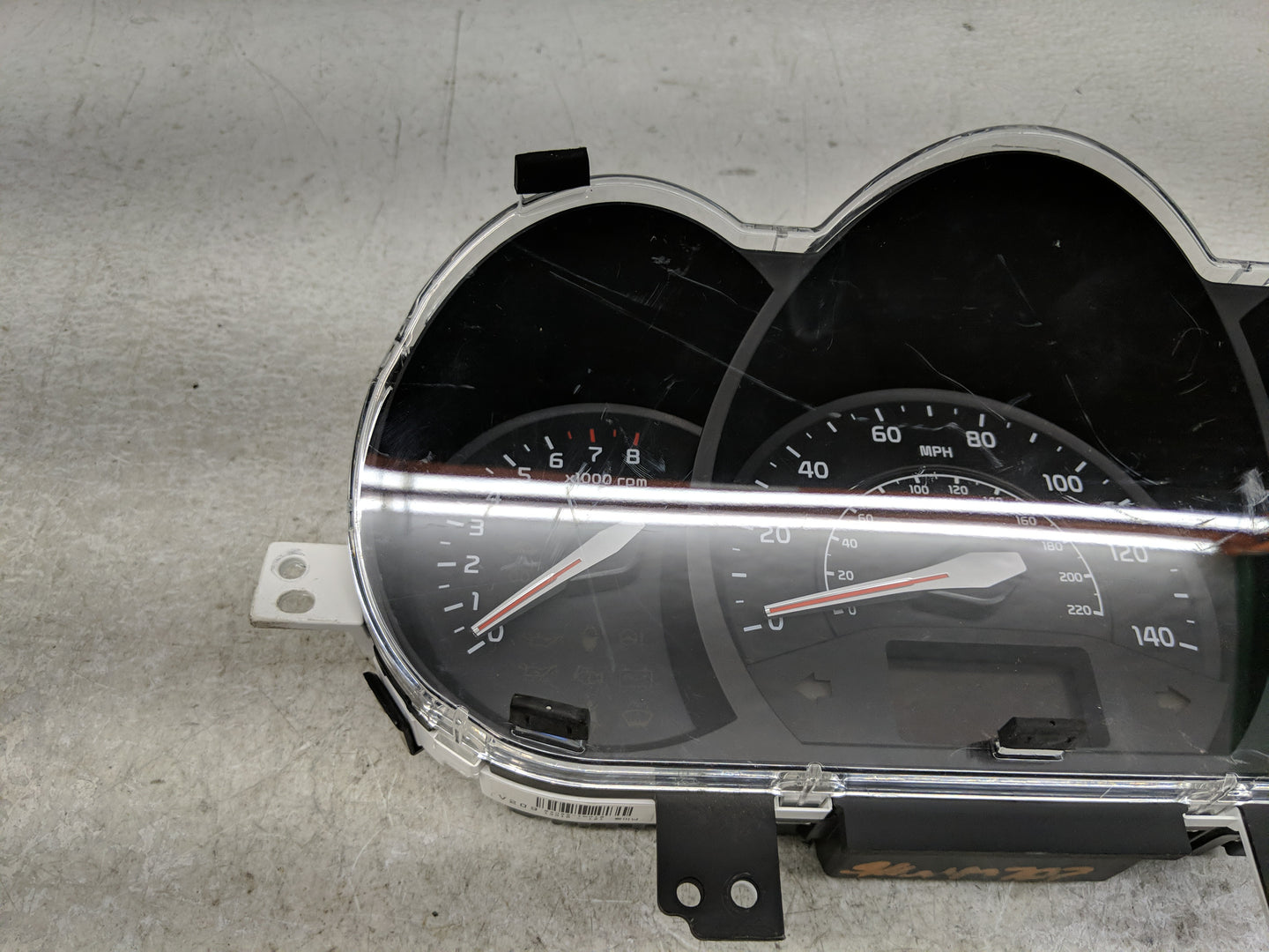 2012-2015 Kia Rio Instrument Cluster Speedometer Gauges P/N:94022-1W018 Fits Fits 2012 2013 2014 2015 OEM Used Auto Parts - 