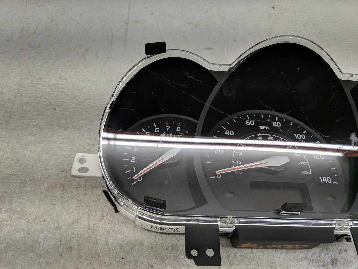 2012-2015 Kia Rio Instrument Cluster Speedometer Gauges P/N:94022-1W018 Fits Fits 2012 2013 2014 2015 OEM Used Auto Parts - 