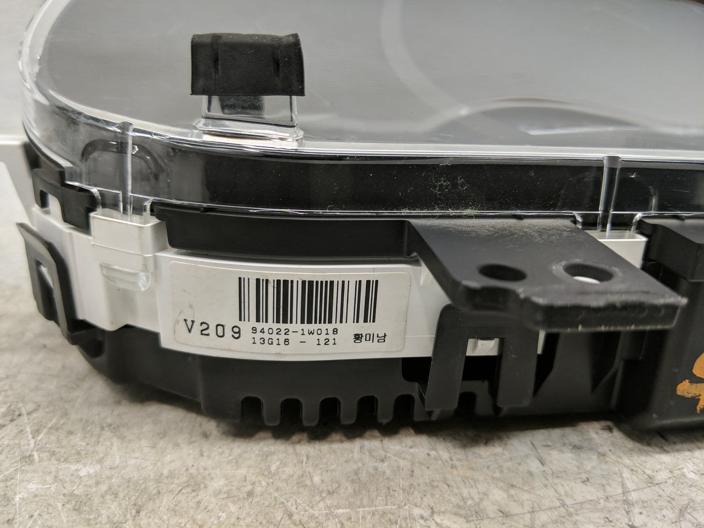 2012-2015 Kia Rio Instrument Cluster Speedometer Gauges P/N:94022-1W018 Fits Fits 2012 2013 2014 2015 OEM Used Auto Parts - 