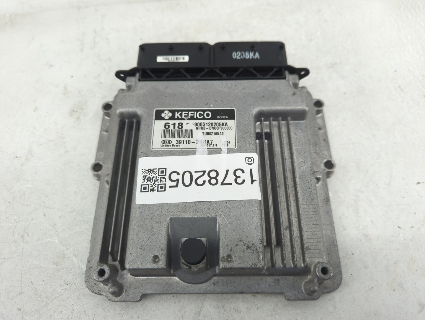 2012-2013 Kia Rio PCM Engine Control Computer ECU ECM PCU OEM P/N:391102BDA7 Fits Fits 2012 2013 OEM Used Auto Parts - Oemus