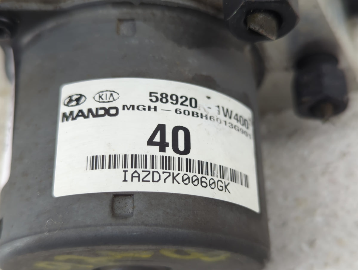 2012-2015 Kia Rio Anti-Lock Brake ABS Pump Module Actuator OEM P/N:58920-1W400 Fits Fits 2012 2013 2014 2015 OEM Used Auto P