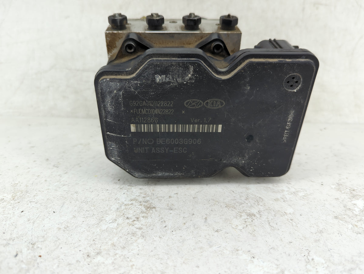 2012-2015 Kia Rio Anti-Lock Brake ABS Pump Module Actuator OEM P/N:BE6003G906 Fits Fits 2012 2013 2014 2015 OEM Used Auto Pa