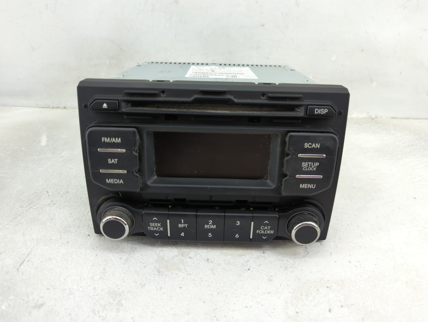 2013 Kia Rio Radio AM FM Cd Player Receiver Replacement P/N:96170-1W900CA AM170IHAN Fits OEM Used Auto Parts - Oemusedautopa