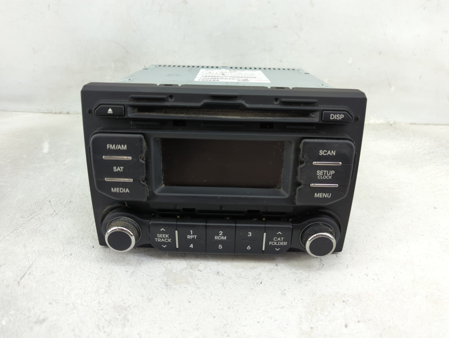2013 Kia Rio Radio AM FM Cd Player Receiver Replacement P/N:96170-1W900CA AM170IHAN Fits OEM Used Auto Parts - Oemusedautopa