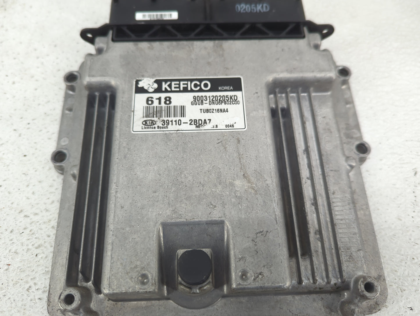 2012-2013 Kia Rio PCM Engine Control Computer ECU ECM PCU OEM P/N:39110-2BDA7 9003120205KD, GGUB-DNU6PS02C00 Fits Fits 2012 