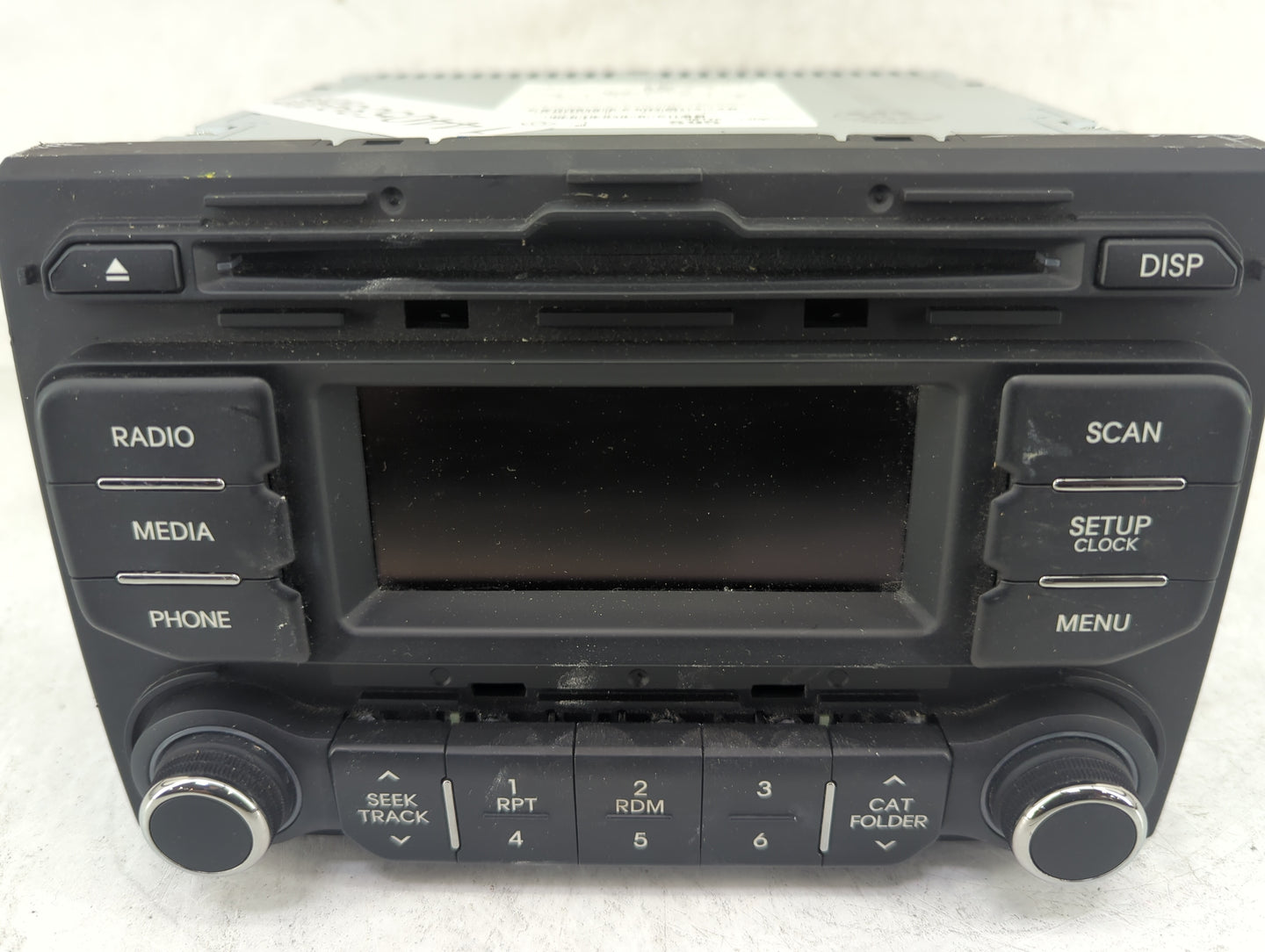 2012-2015 Kia Rio Radio AM FM Cd Player Receiver Replacement P/N:96170-1W950CA Fits Fits 2012 2013 2014 2015 OEM Used Auto P