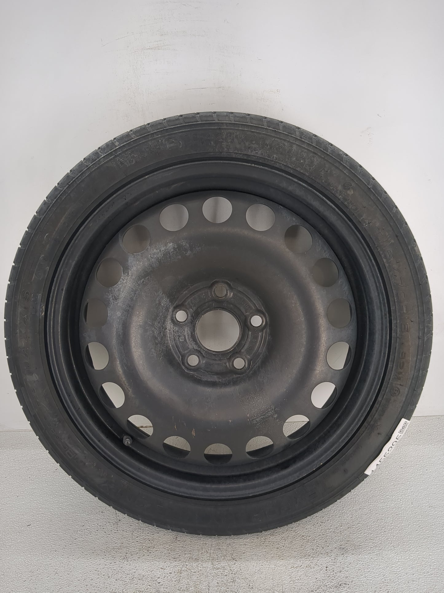 2013 Kia Rio Spare Donut Tire Wheel Rim Oem - Oemusedautoparts1.com