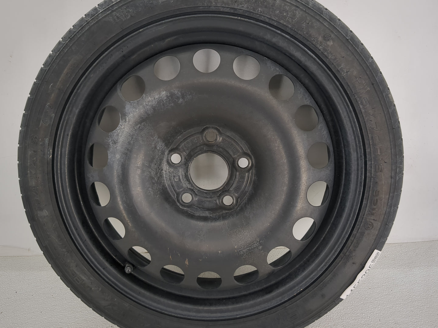 2013 Kia Rio Spare Donut Tire Wheel Rim Oem - Oemusedautoparts1.com