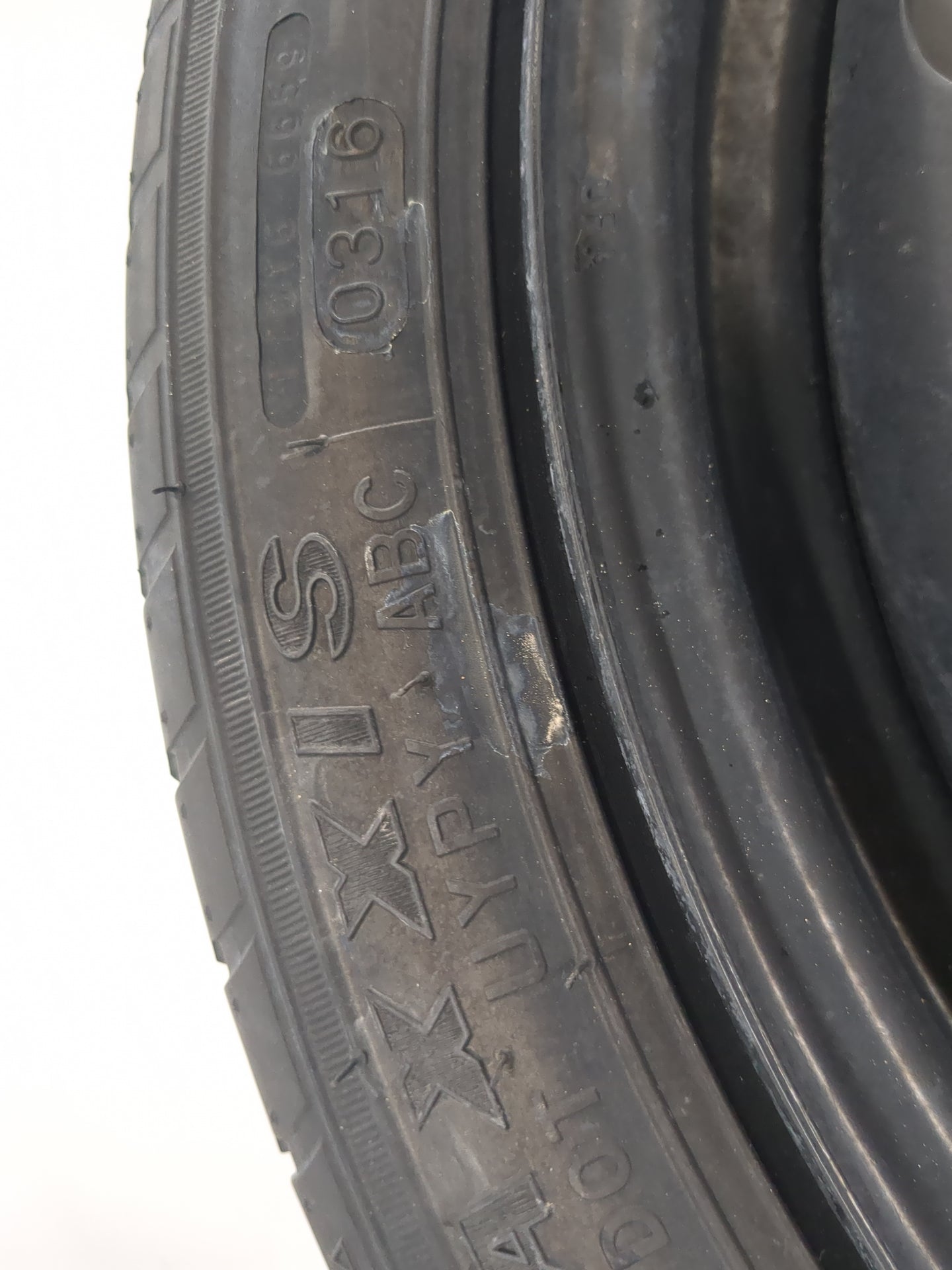 2013 Kia Rio Spare Donut Tire Wheel Rim Oem - Oemusedautoparts1.com
