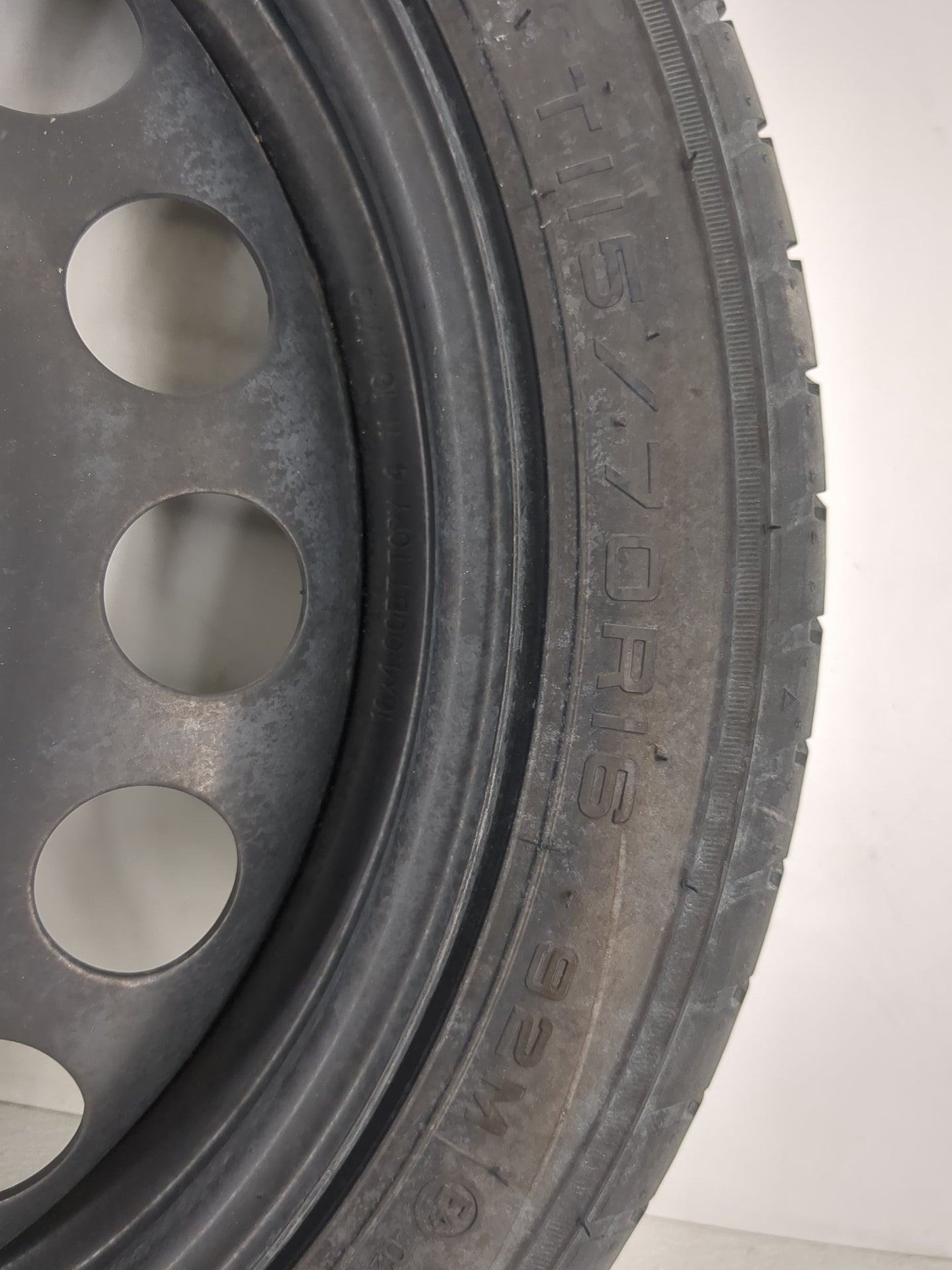 2013 Kia Rio Spare Donut Tire Wheel Rim Oem - Oemusedautoparts1.com