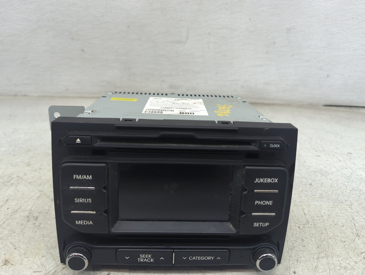2012-2015 Kia Rio Radio AM FM Cd Player Receiver Replacement P/N:96160-1W000CA AC1A0IHAN CA Fits Fits 2012 2013 2014 2015 OE
