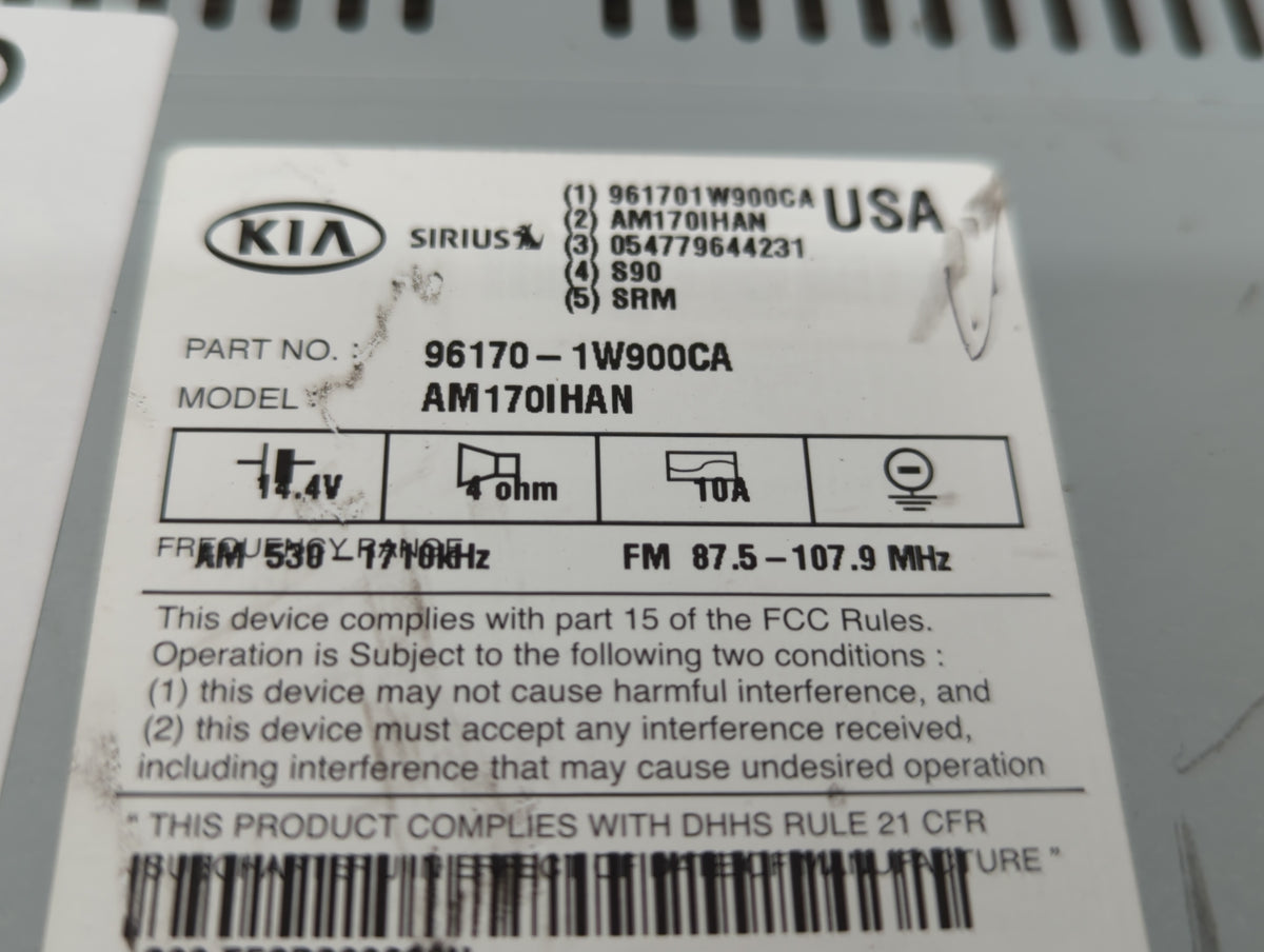 2012-2015 Kia Rio Am Fm Cd Player Radio Receiver 381216 - Oemusedautoparts1.com