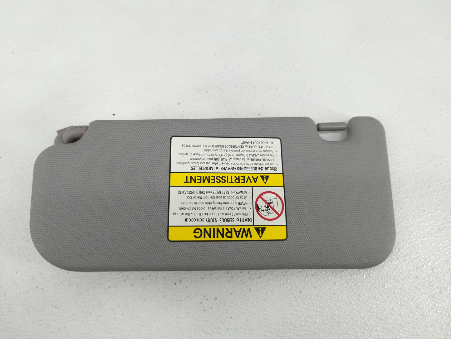 2012-2017 Kia Rio Sun Visor Shade Replacement Passenger Right Mirror Fits Fits 2012 2013 2014 2015 2016 2017 OEM Used Auto P