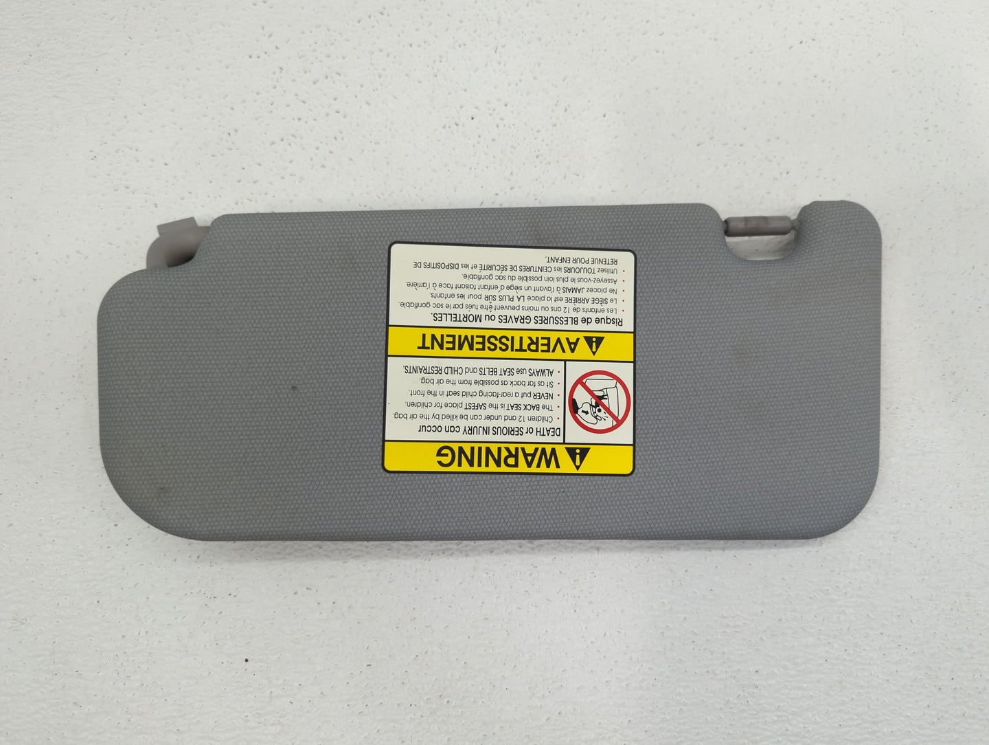 2012-2017 Kia Rio Sun Visor Shade Replacement Passenger Right Mirror Fits Fits 2012 2013 2014 2015 2016 2017 OEM Used Auto P