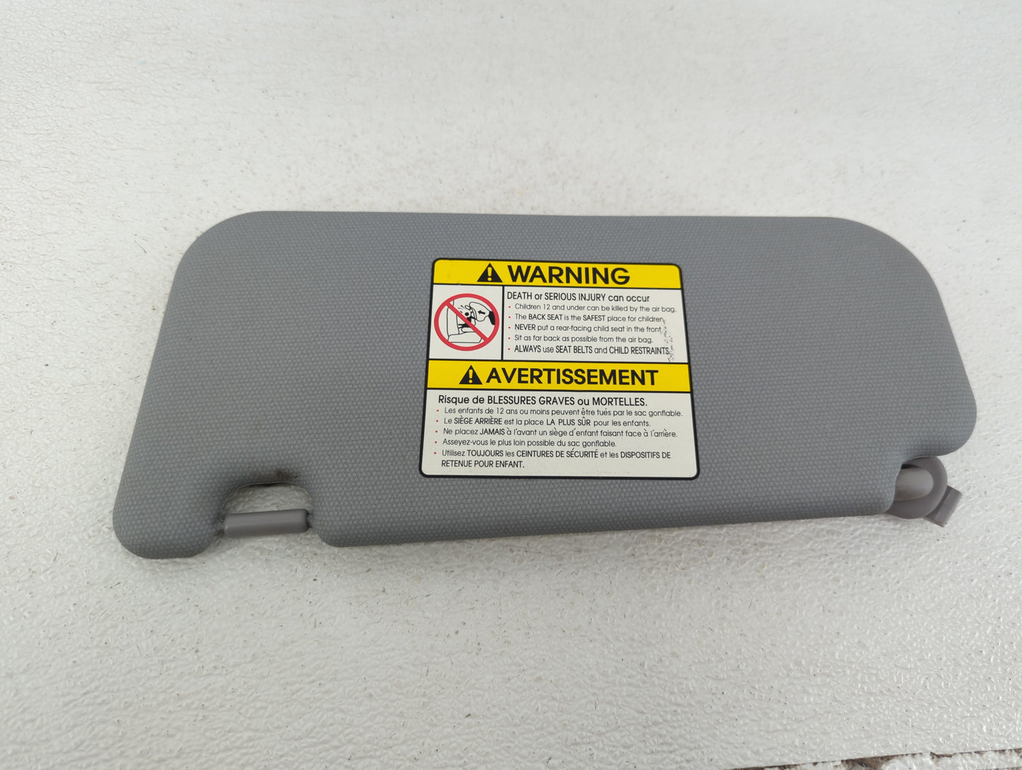 2012-2017 Kia Rio Sun Visor Shade Replacement Passenger Right Mirror Fits Fits 2012 2013 2014 2015 2016 2017 OEM Used Auto P