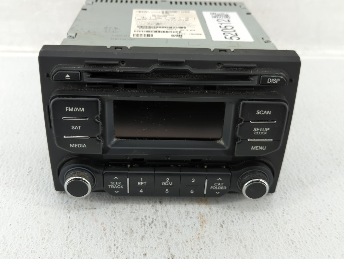 2012-2015 Kia Rio Am Fm Cd Player Radio Receiver 520512 - Oemusedautoparts1.com