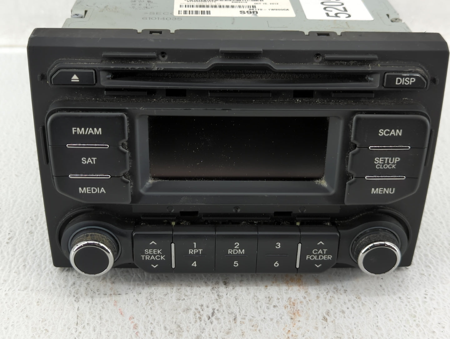 2012-2015 Kia Rio Am Fm Cd Player Radio Receiver - Oemusedautoparts1.com
