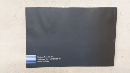 2013 Kia Rio Owners Manual Book Guide OEM Used Auto Parts