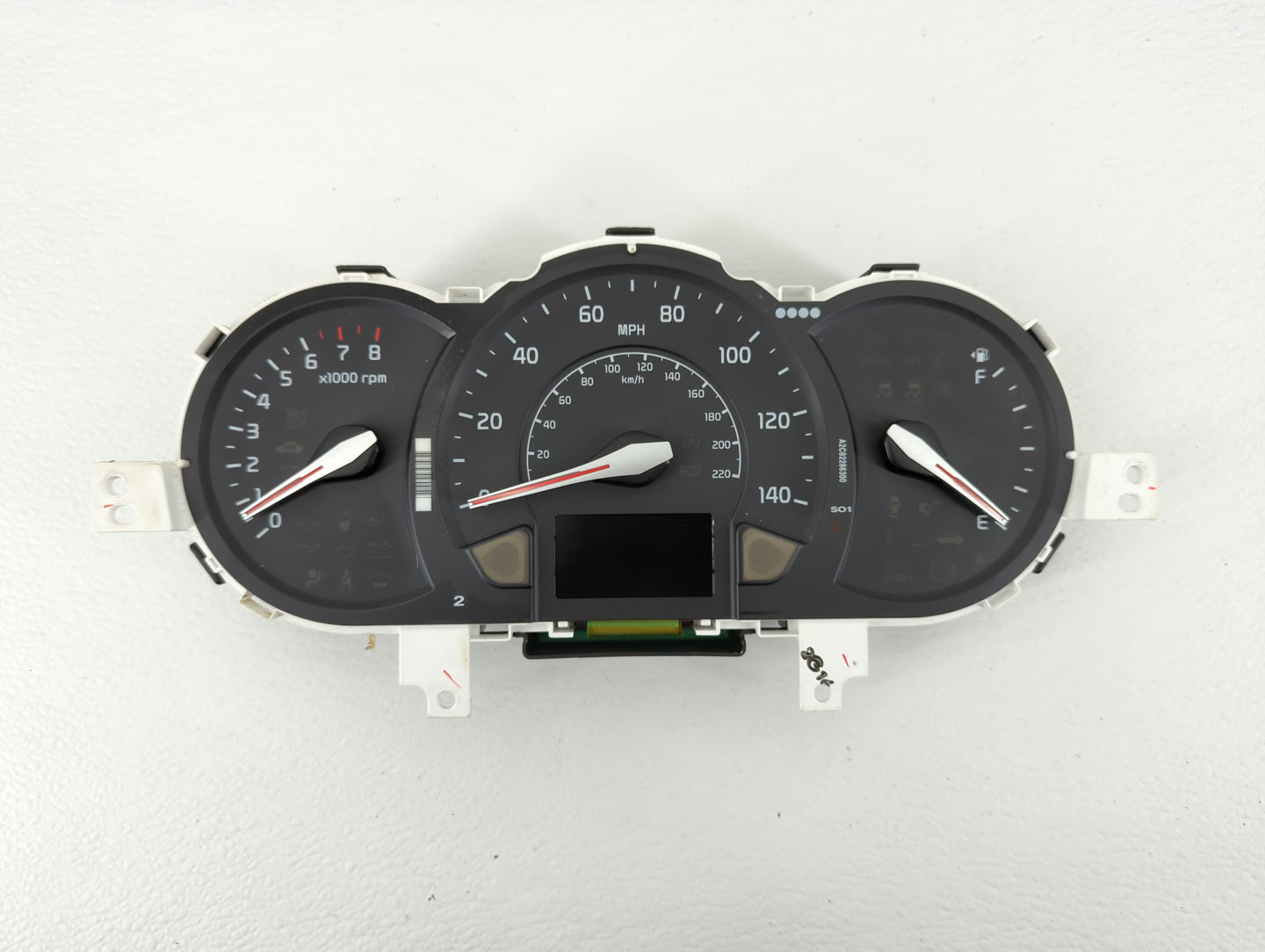 2012-2015 Kia Rio Instrument Cluster Speedometer Gauges P/N:94022-1W018 Fits Fits 2012 2013 2014 2015 OEM Used Auto Parts - 