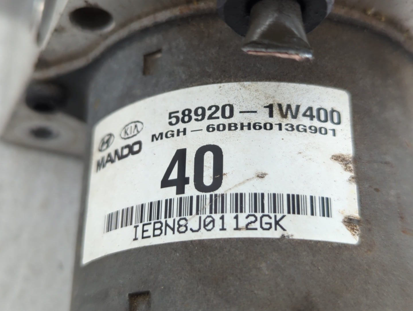 2012-2015 Kia Rio ABS Pump Control Module Replacement P/N:58920-1W400 Fits Fits 2012 2013 2014 2015 OEM Used Auto Parts - Oe