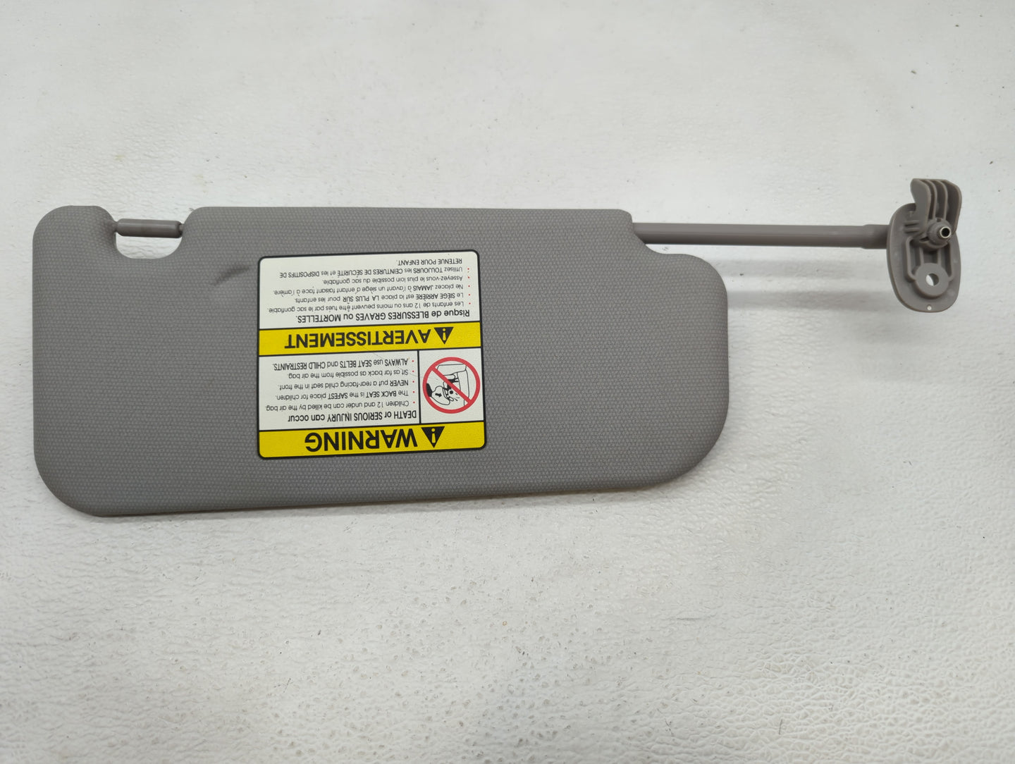 2012-2017 Kia Rio Sun Visor Shade Replacement Passenger Right Mirror Fits Fits 2012 2013 2014 2015 2016 2017 OEM Used Auto P