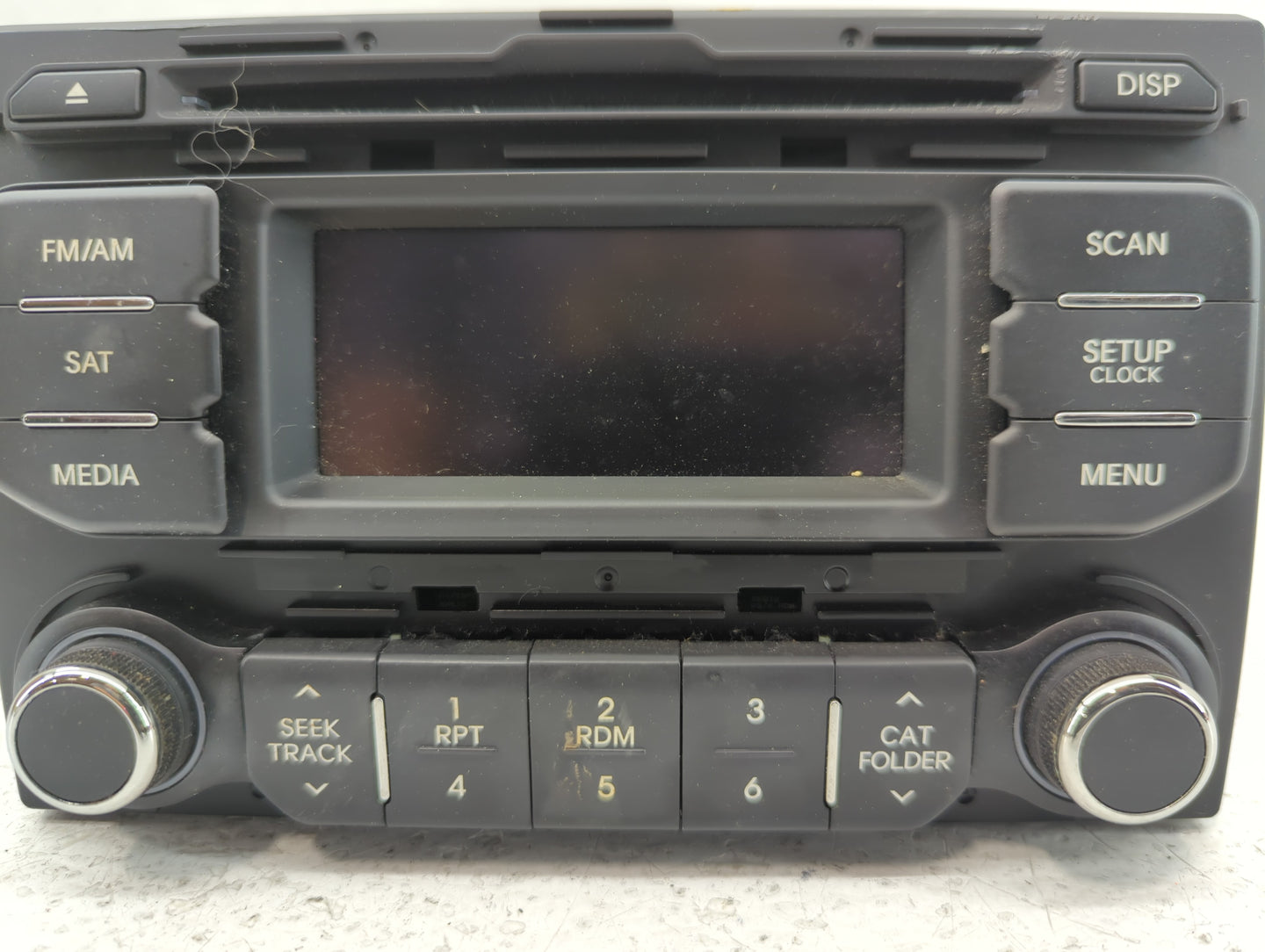 2012-2015 Kia Rio Radio AM FM Cd Player Receiver Replacement P/N:96170-1W900CA Fits Fits 2012 2013 2014 2015 OEM Used Auto P