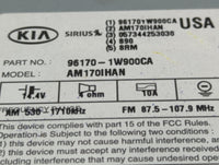 2012-2015 Kia Rio Radio AM FM Cd Player Receiver Replacement P/N:96170-1W900CA Fits Fits 2012 2013 2014 2015 OEM Used Auto P