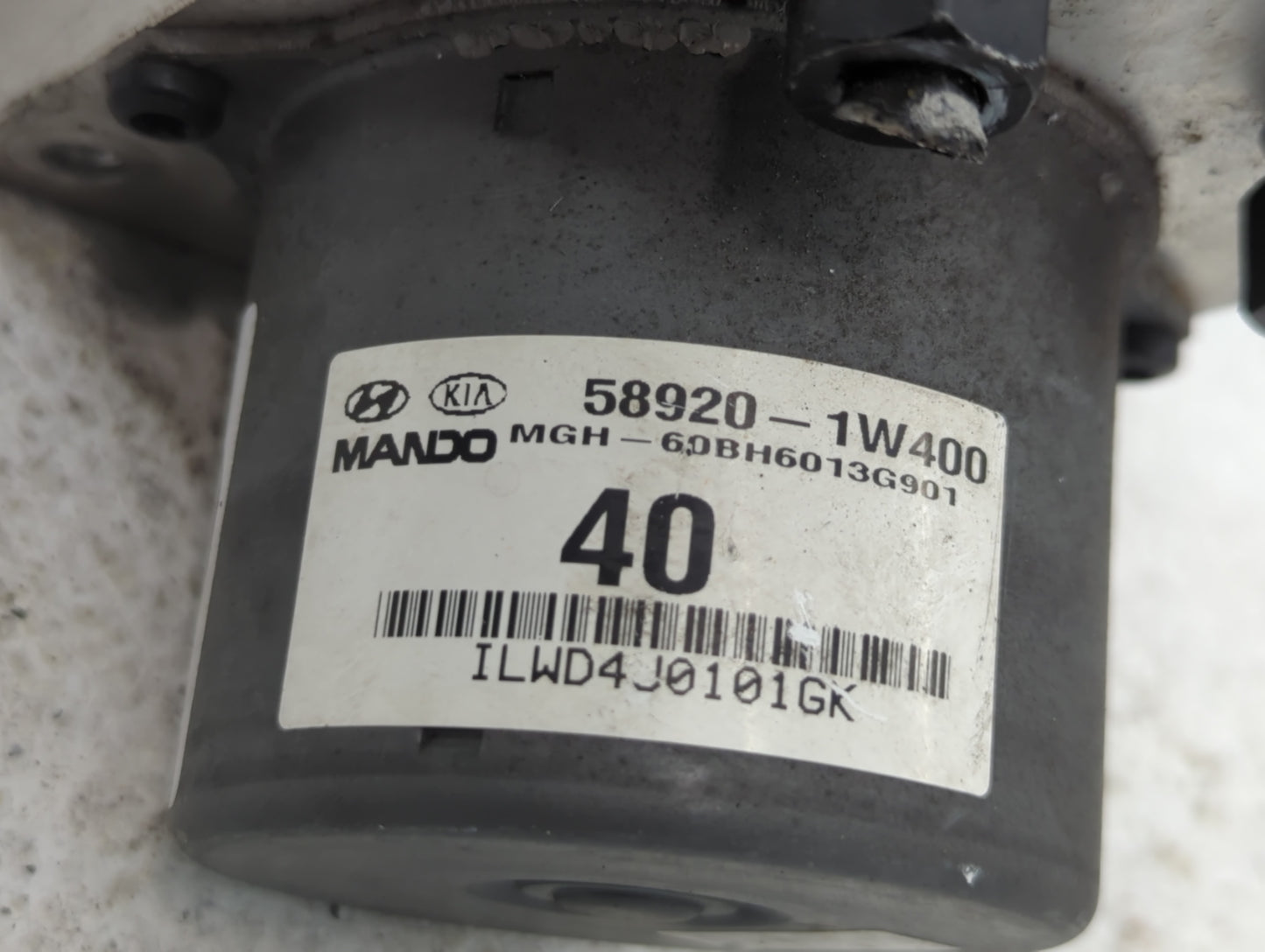 2012-2015 Kia Rio ABS Pump Control Module Replacement P/N:58920-1W400 Fits Fits 2012 2013 2014 2015 OEM Used Auto Parts - Oe