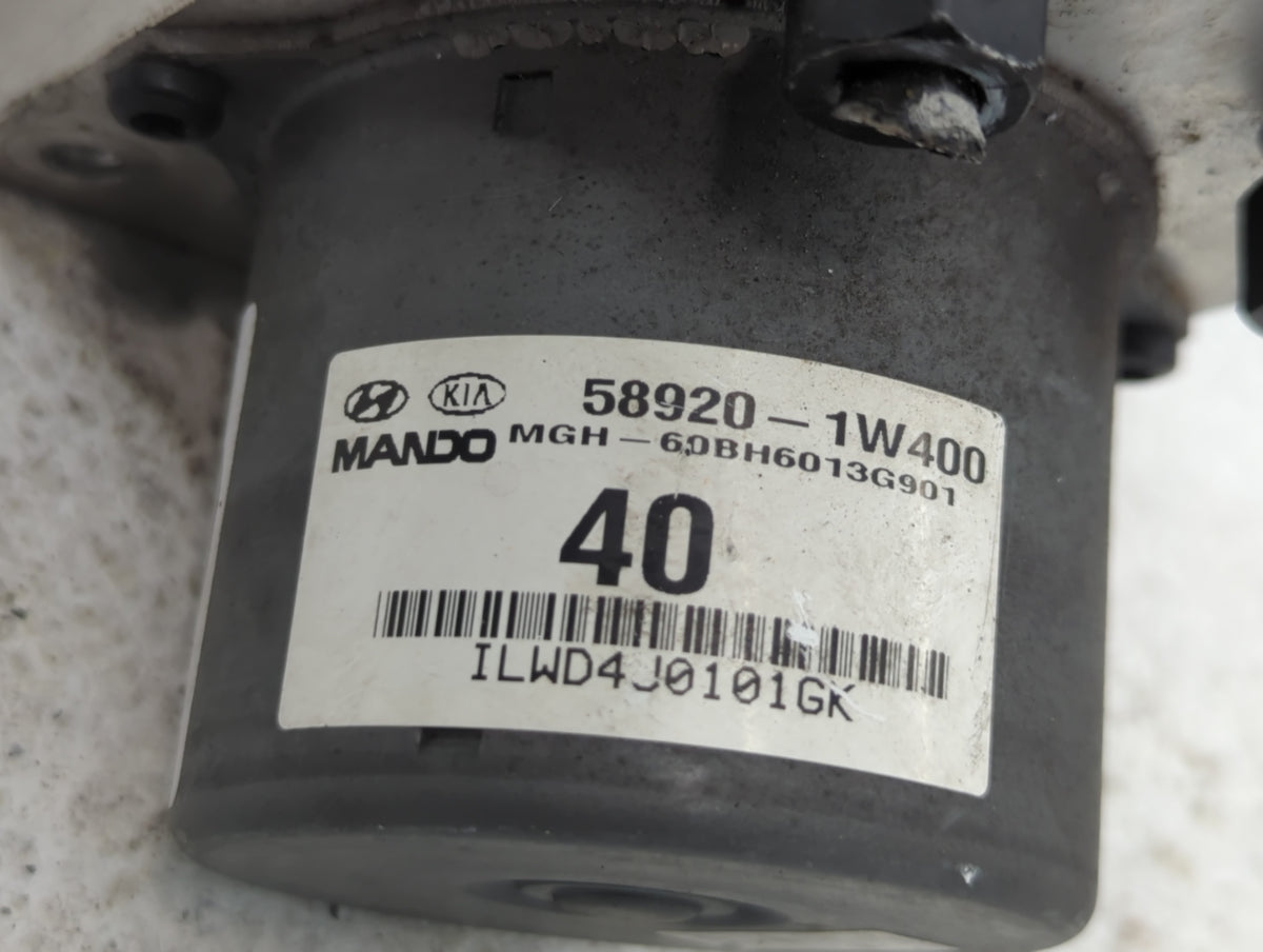 2012-2015 Kia Rio Anti-Lock Brake ABS Pump Module Actuator OEM P/N:58920-1W400 Fits Fits 2012 2013 2014 2015 OEM Used Auto P