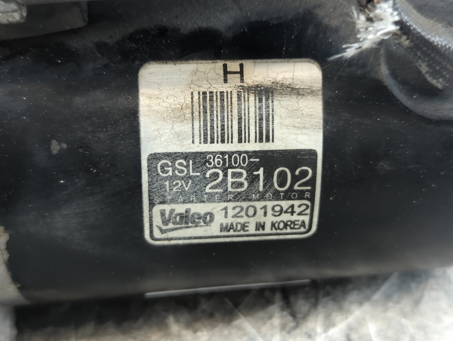 2013-2014 Kia Rio Car Starter Motor Solenoid OEM P/N:1201942 36100-2B102 Fits Fits 2012 2013 2014 2015 2016 2017 OEM Used Au