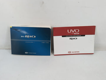 2013 Kia Rio Owners Manual Book Guide P/N:A1W0-EU2DH OEM Used Auto Parts - Oemusedautoparts1.com