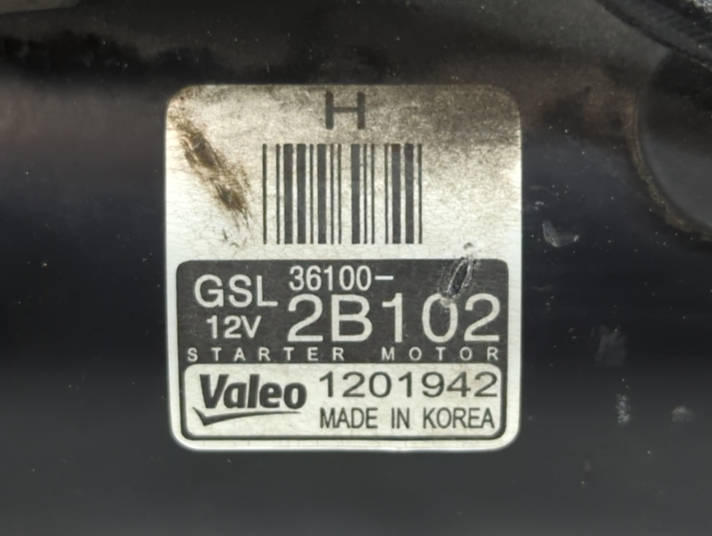 2013-2014 Kia Rio Car Starter Motor Solenoid OEM P/N:1201942 Fits Fits 2012 2013 2014 2015 2016 2017 OEM Used Auto Parts - O